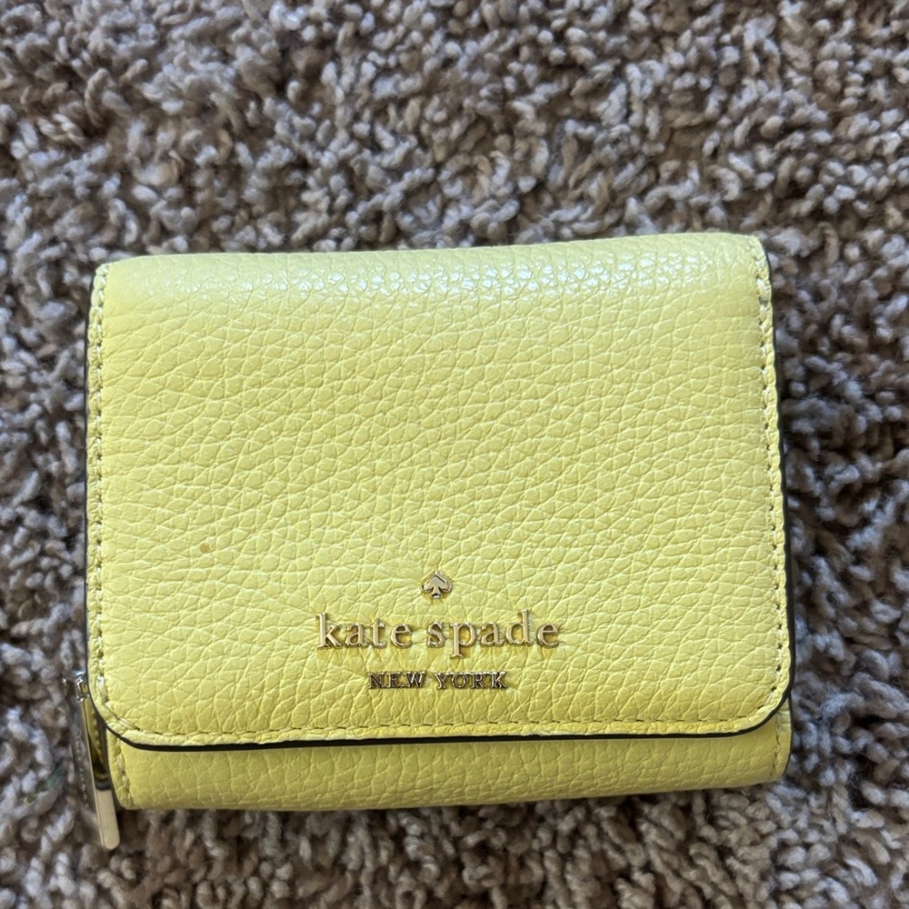 Kate Spade Yellow Wallet